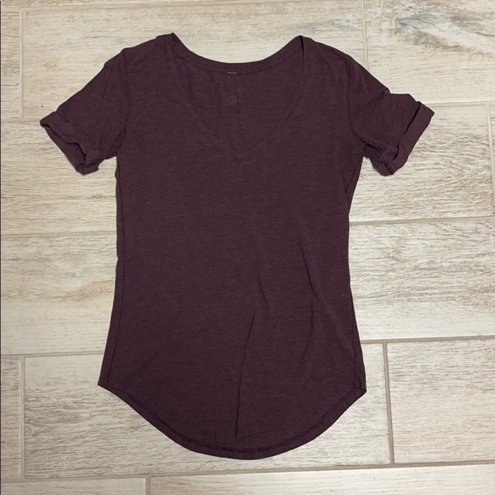 Purple lululemon shirt